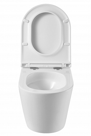 Подвесной унитаз безободковый Terminus Классик S 515х355 белый Евпатория - фото 7