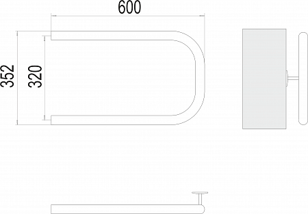 П-обр AISI 32х2 320х600 Полотенцесушитель TERMINUS Евпатория - фото 3 П-обр AISI 32х2 320х600 Полотенцесушитель TERMINUS Евпатория - фото 3