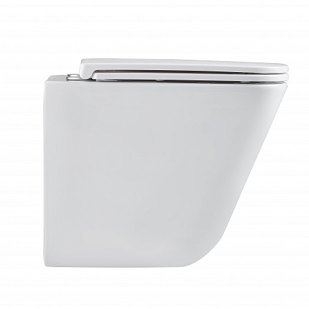 Подвесной унитаз безободковый Terminus Ватикан Monolit 490х340 белый Евпатория - фото 4