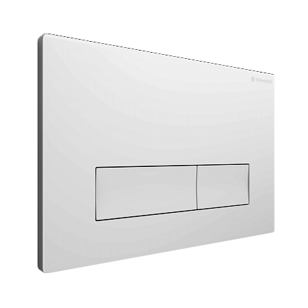 Клавиша смыва для инсталляции Terminus Classic кнопка прямоугольник цвет белый Евпатория - фото 2