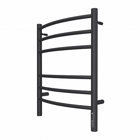 Классик П6 450х600 электро КС ЧЕРНЫЙ МУАР ( new встроен диммер) Полотенцесушитель TERMINUS Евпатория - фото 1