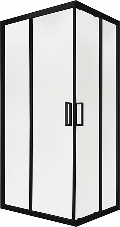 Душевой уголок слайдер Terminus Соренто 05 900х900х2000  квадрат чёрный Евпатория - фото 1