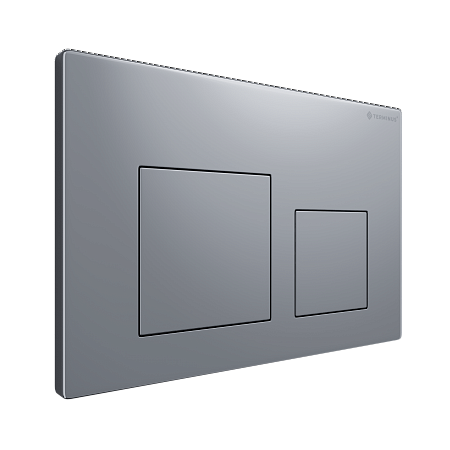 Клавиша смыва для инсталляции Terminus Classic кнопка квадрат цвет  хром Евпатория - фото 2