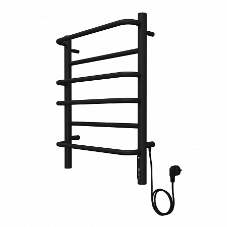 Евромикс П6 450х600 электро КС ЧЕРНЫЙ МУАР ( new встроен диммер) Полотенцесушитель TERMINUS Евпатория - фото 1