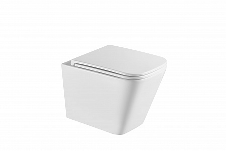 Подвесной унитаз безободковый Terminus Ватикан 490х340 белый Евпатория - фото 4