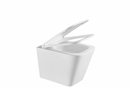 Подвесной унитаз безободковый Terminus Ватикан 490х340 белый Евпатория - фото 9