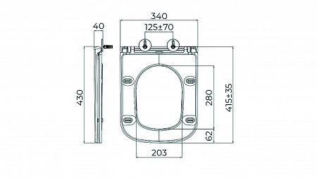 Сиденье для унитаза Terminus Ватикан цвет белый Евпатория - фото 7