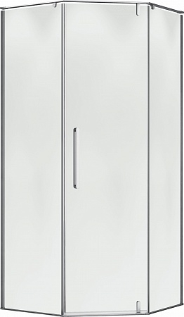 Душевой уголок распашной Terminus Альба 04 1000х1000х2200  трапеция хром Евпатория - фото 1