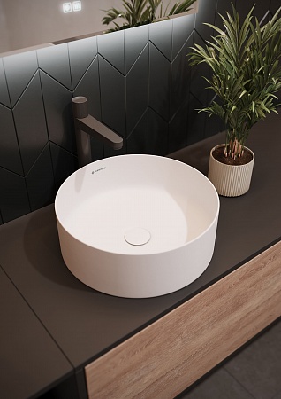 Раковина накладная Terminus Аврора 410х410х140 Евпатория - фото 3