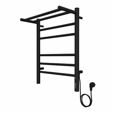 Аврора с/п П6 450х600 электро КС ЧЕРНЫЙ МУАР ( new встроен диммер) Полотенцесушитель TERMINUS Евпатория - фото 1