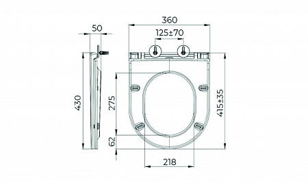 Сиденье для унитаза Terminus Аврора цвет белый  Евпатория - фото 7