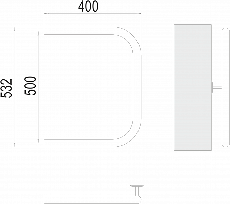 П-обр AISI 32х2 500х400 Полотенцесушитель TERMINUS Евпатория - фото 3 П-обр AISI 32х2 500х400 Полотенцесушитель TERMINUS Евпатория - фото 3